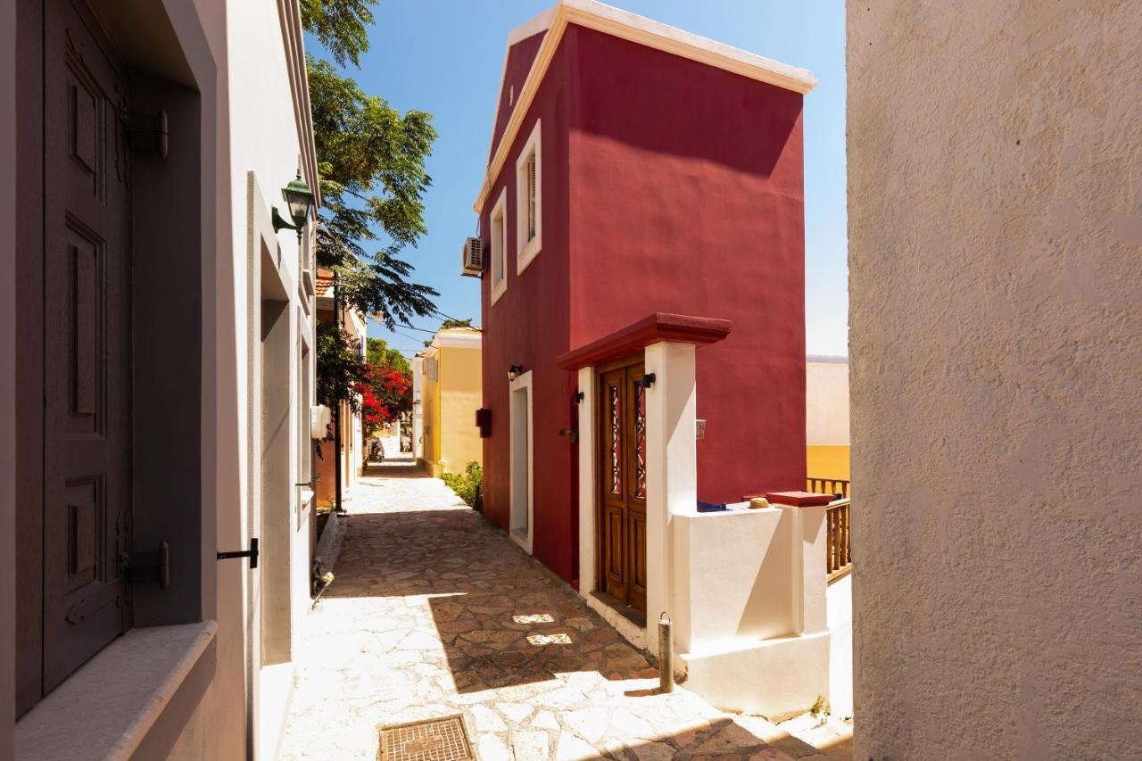 Coralli House Chalki Town Eksteriør bilde